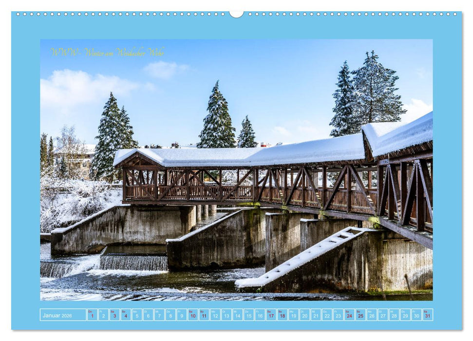 Flößerstadt Wolfratshausen (CALVENDO Wandkalender 2026)