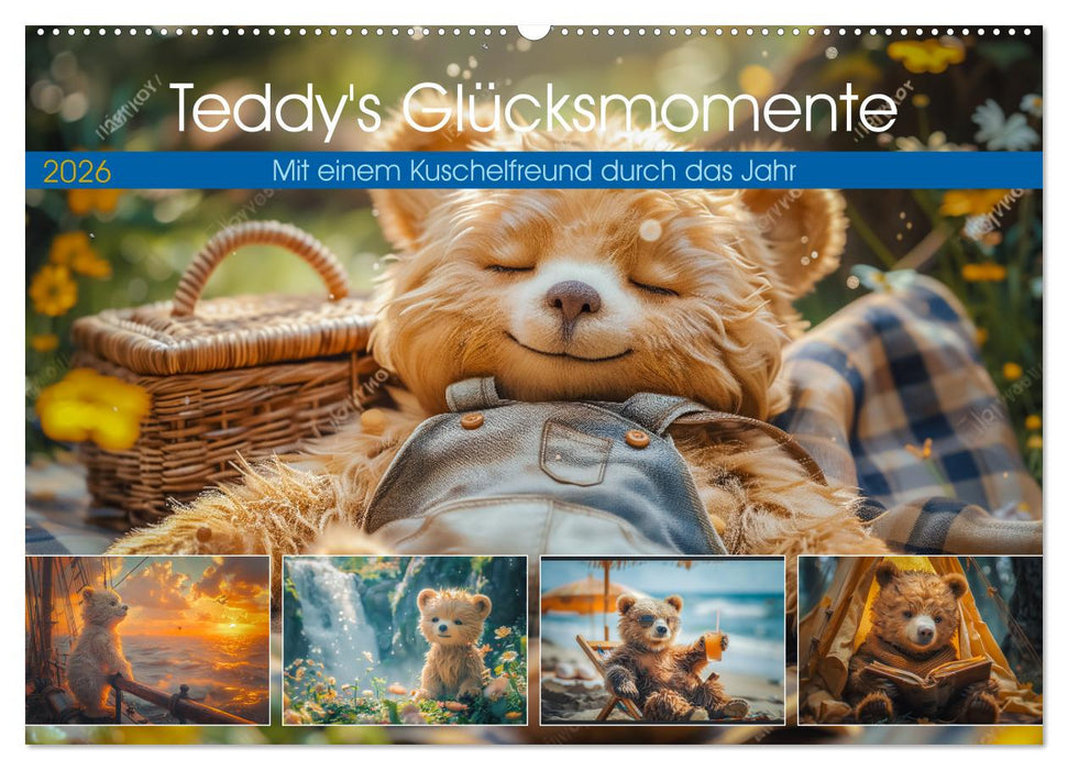 Abenteuer eines Taddybären (CALVENDO Wandkalender 2026)