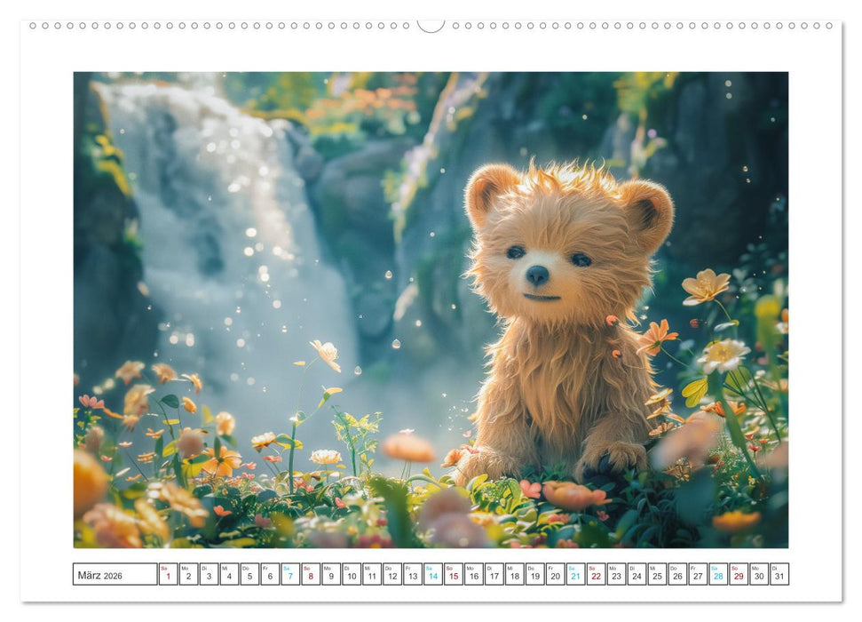 Abenteuer eines Taddybären (CALVENDO Wandkalender 2026)