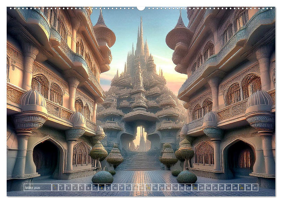 Die Fantasie als Architekt (CALVENDO Premium Wandkalender 2026)