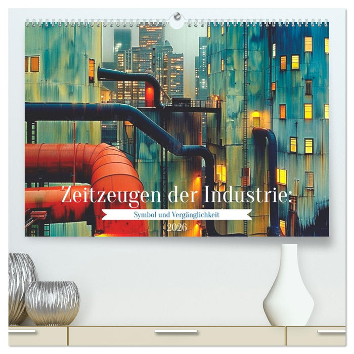 Zeitzeugen der Industrie: Symbol und Vergänglichkeit (CALVENDO Premium Wandkalender 2026)