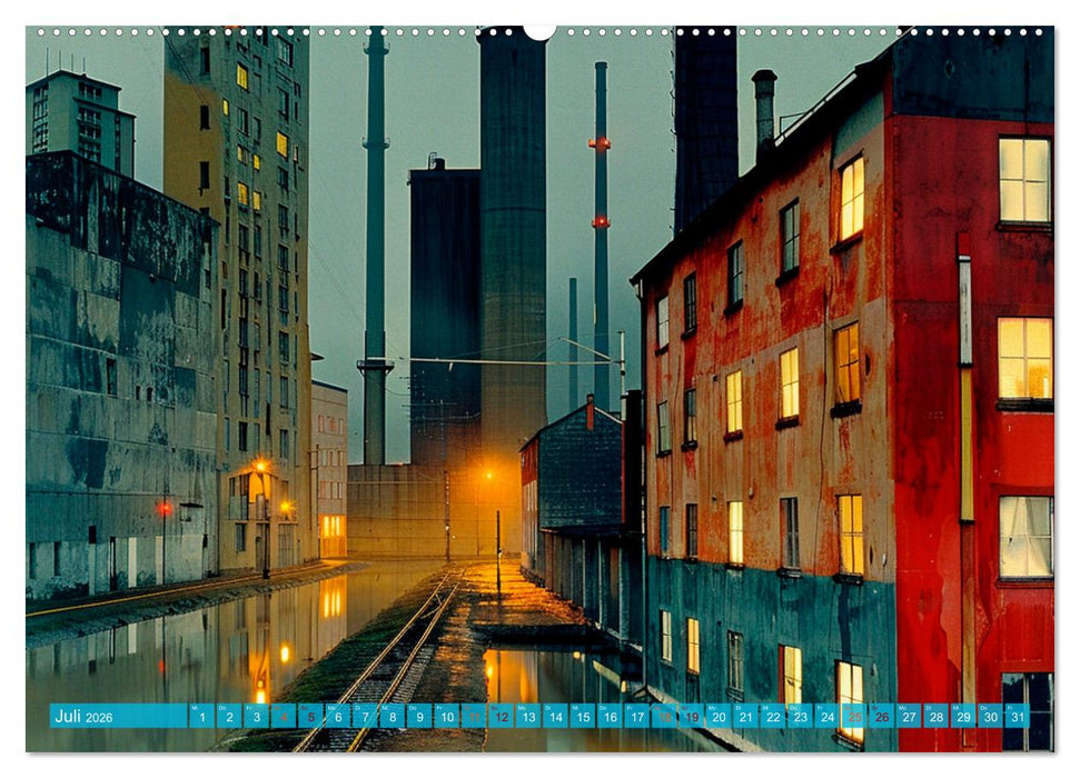 Zeitzeugen der Industrie: Symbol und Vergänglichkeit (CALVENDO Premium Wandkalender 2026)