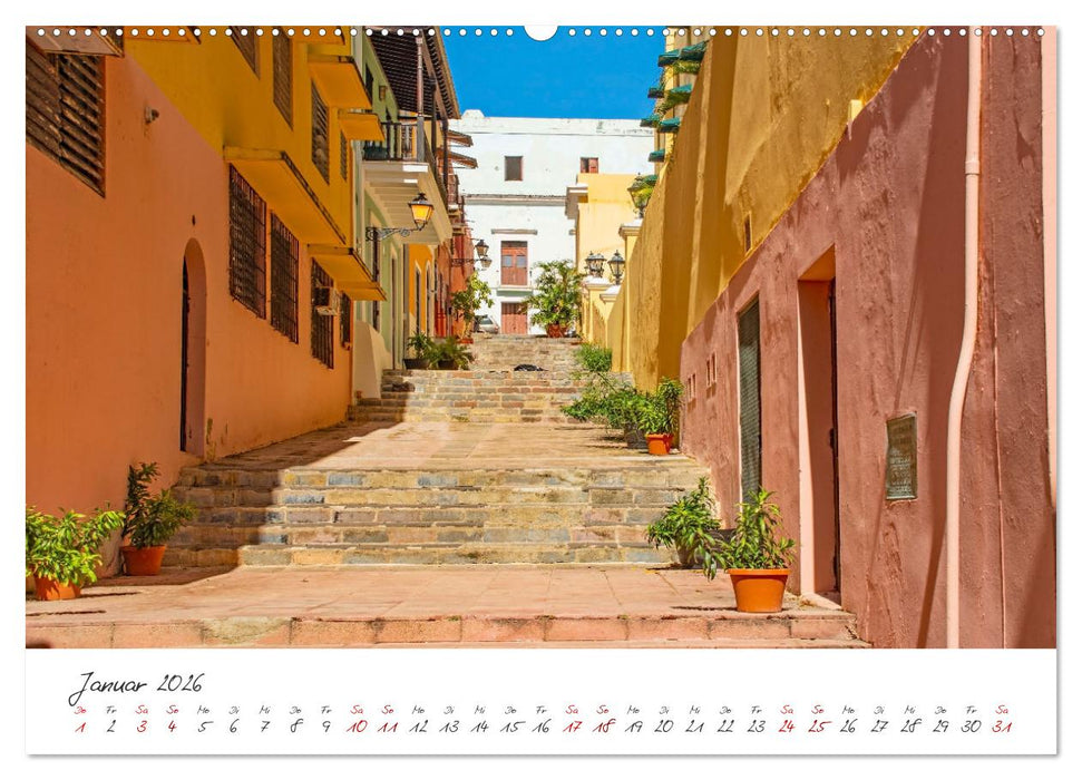 San Juan - Inselstadt in der Karibik (CALVENDO Wandkalender 2026)