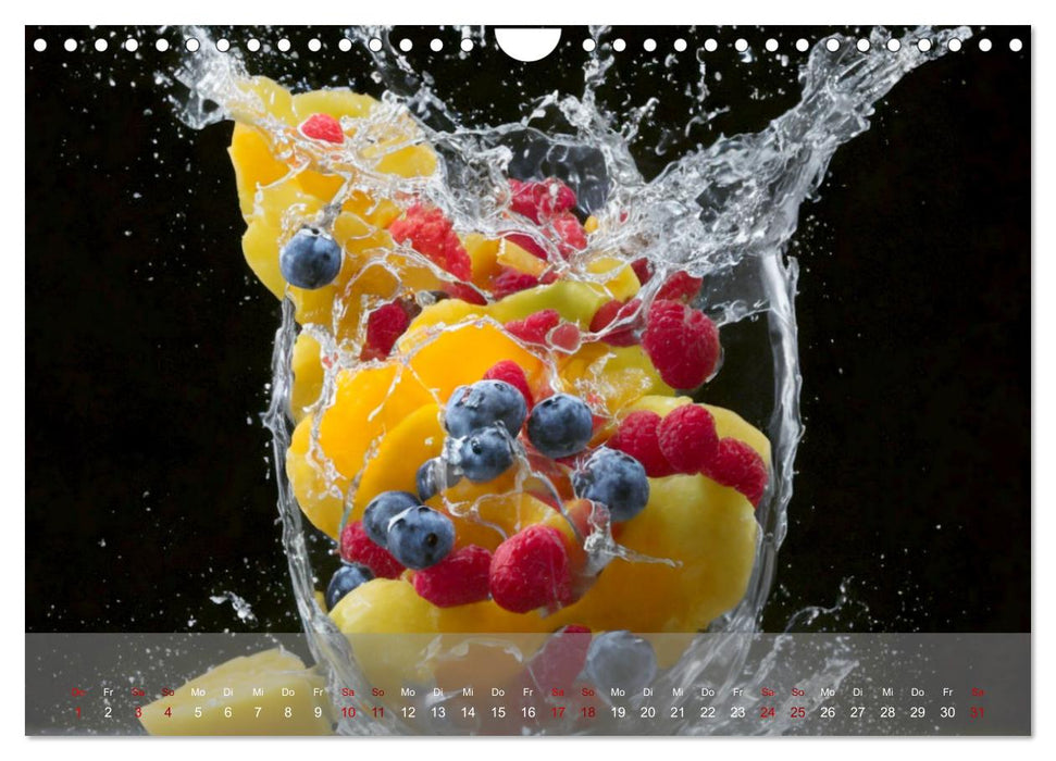 Der große Sprung - Obst und Gemüse tauchen (CALVENDO Wandkalender 2026)