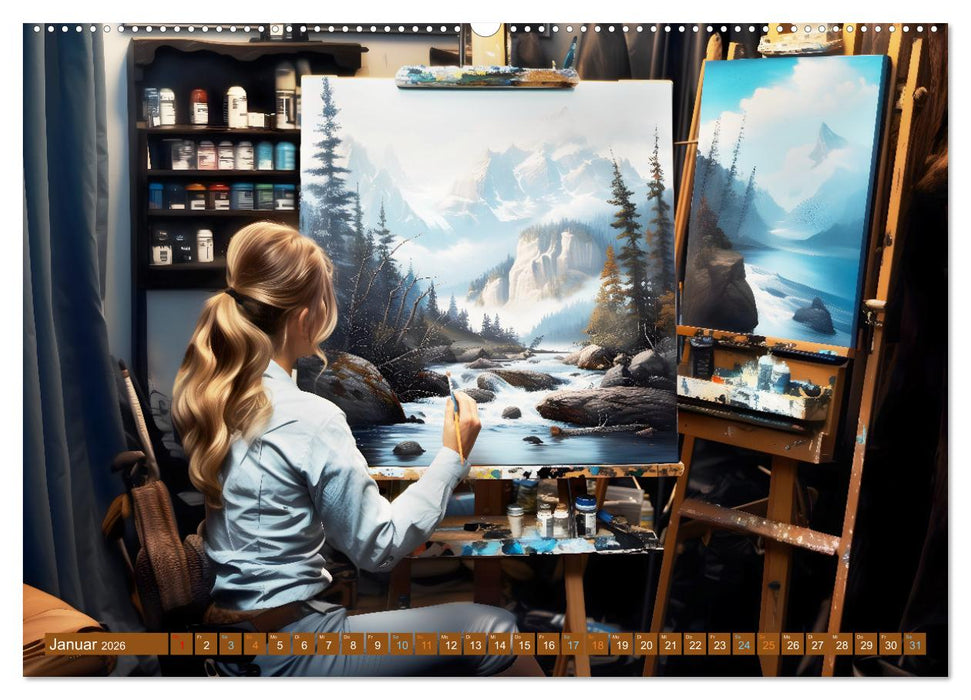 Erlebe mit mir die bunte Welt der Kreativität (CALVENDO Wandkalender 2026)