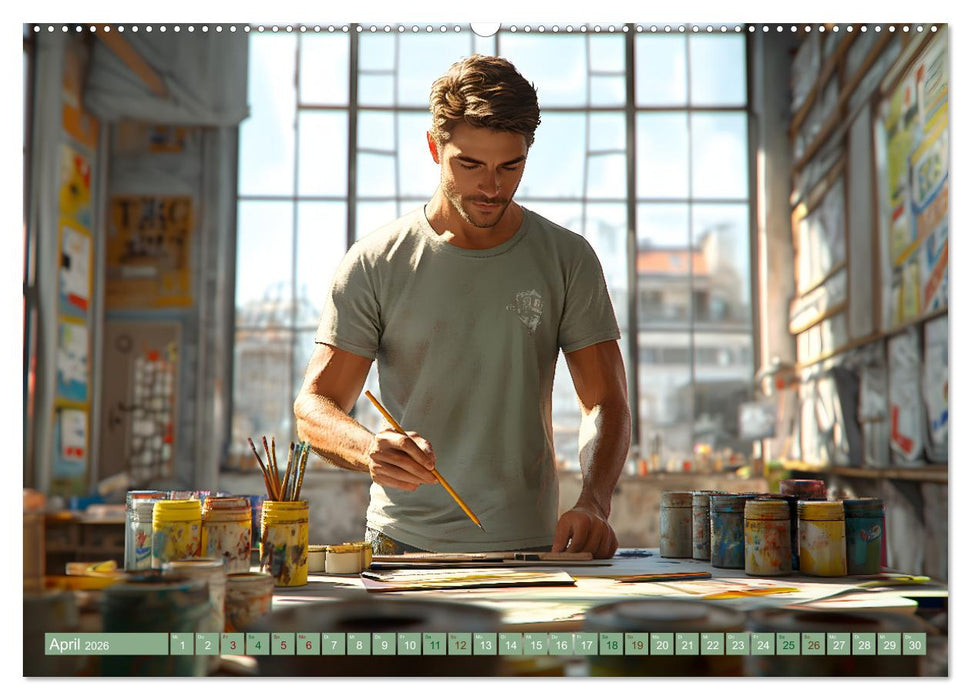 Erlebe mit mir die bunte Welt der Kreativität (CALVENDO Wandkalender 2026)