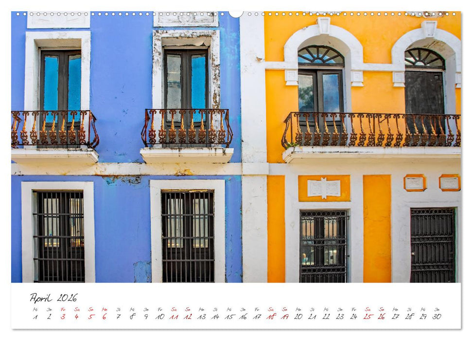 San Juan - Inselstadt in der Karibik (CALVENDO Premium Wandkalender 2026)