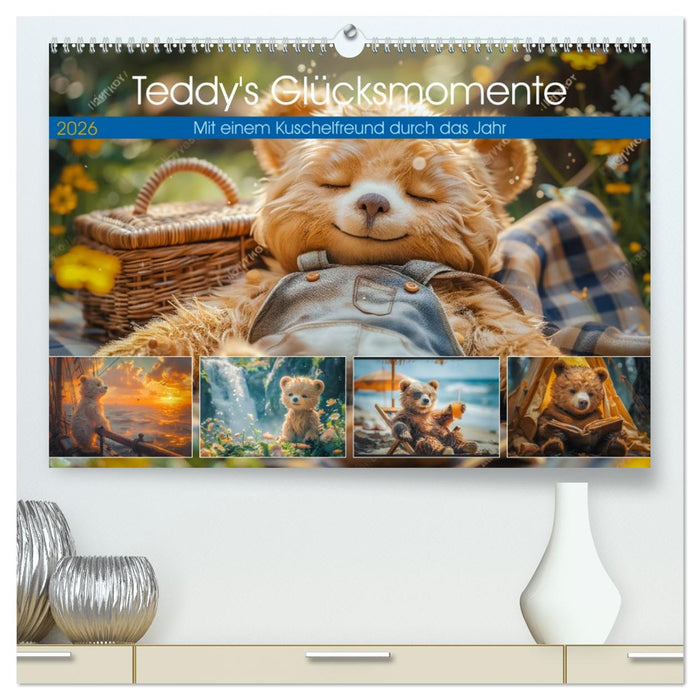 Abenteuer eines Taddybären (CALVENDO Premium Wandkalender 2026)