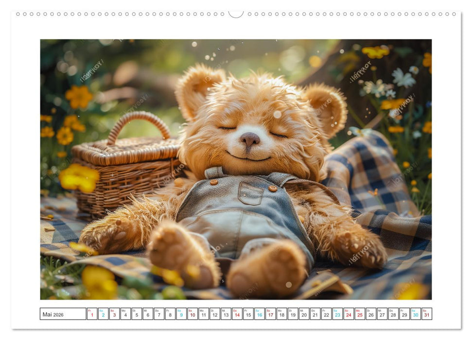 Abenteuer eines Taddybären (CALVENDO Premium Wandkalender 2026)