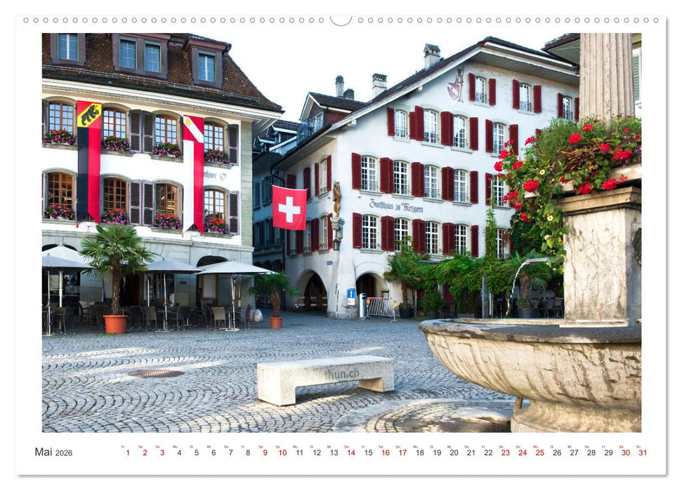 Malerisches Thun (CALVENDO Wandkalender 2026)