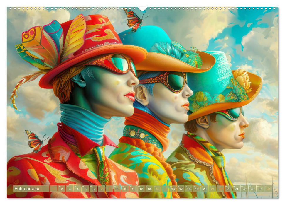 Wundervoll surreale venezianische Szenerien (CALVENDO Wandkalender 2026)