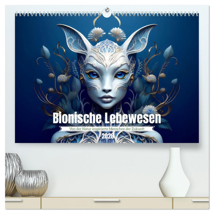 Bionische Lebewesen - Von der Natur inspirierte Menschen der Zukunft (CALVENDO Premium Wandkalender 2026)