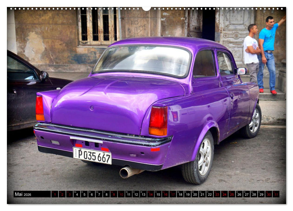 SKODA HITS - Oldtimer der CSSR in Kuba (CALVENDO Wandkalender 2026)