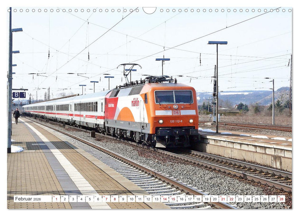 Die Baureihe 120 der Deutschen Bahn (CALVENDO Wandkalender 2026)