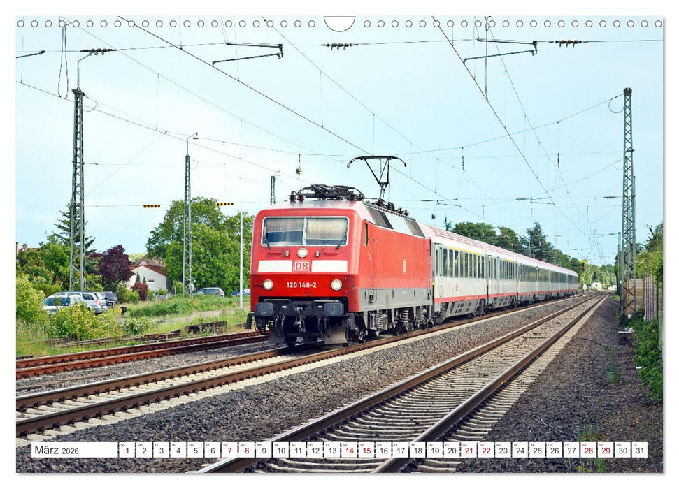 Die Baureihe 120 der Deutschen Bahn (CALVENDO Wandkalender 2026)