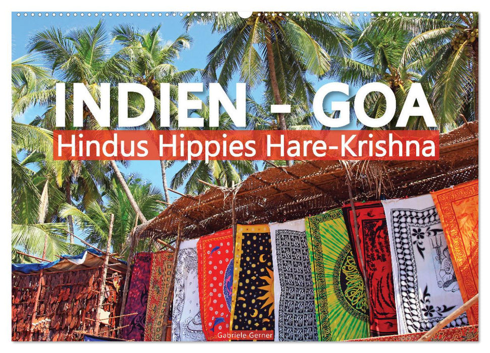 Indien - Goa Hindus Hippies Hare-Krishna (CALVENDO Wandkalender 2026)