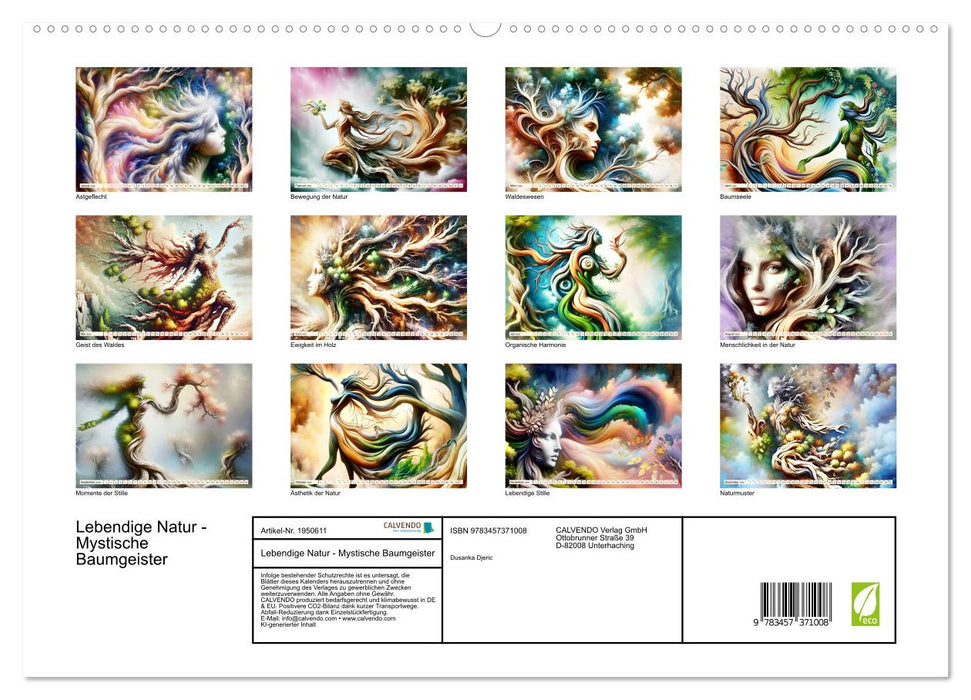 Lebendige Natur - Mystische Baumgeister (CALVENDO Premium Wandkalender 2026)