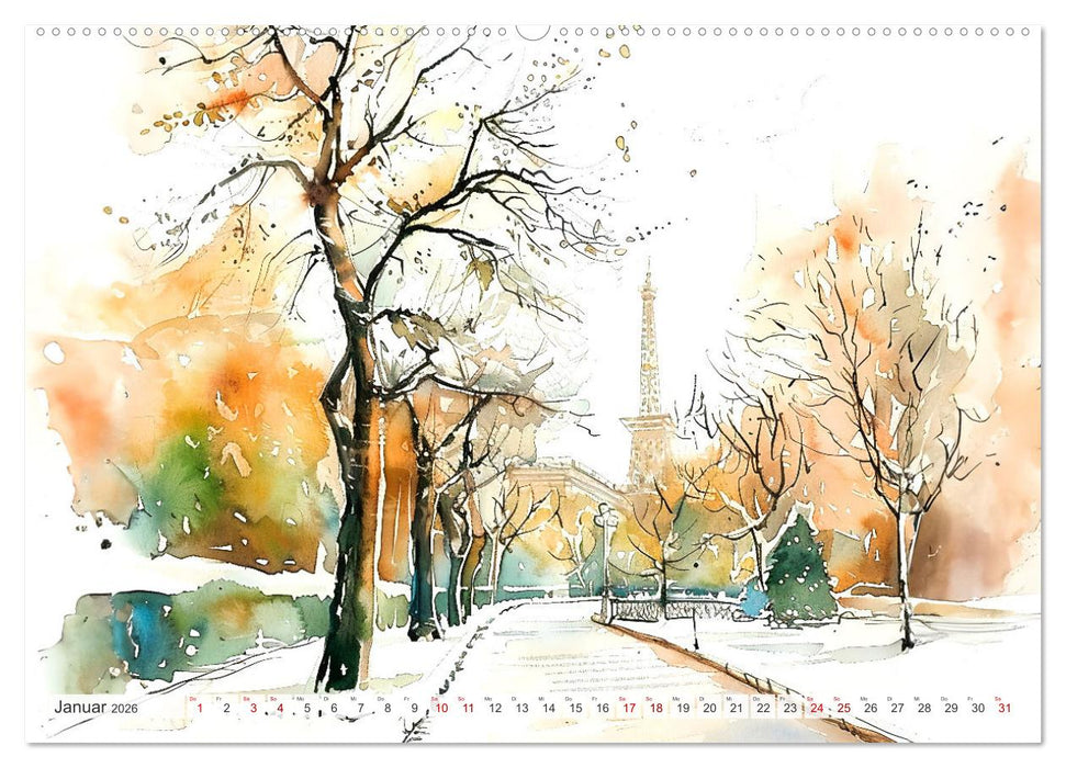 Berlin Impressionen - Kunstvolle Stadtansichten der Seele Berlins (CALVENDO Premium Wandkalender 2026)