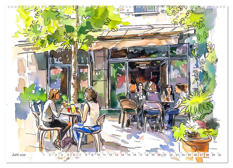 Berlin Impressionen - Kunstvolle Stadtansichten der Seele Berlins (CALVENDO Premium Wandkalender 2026)