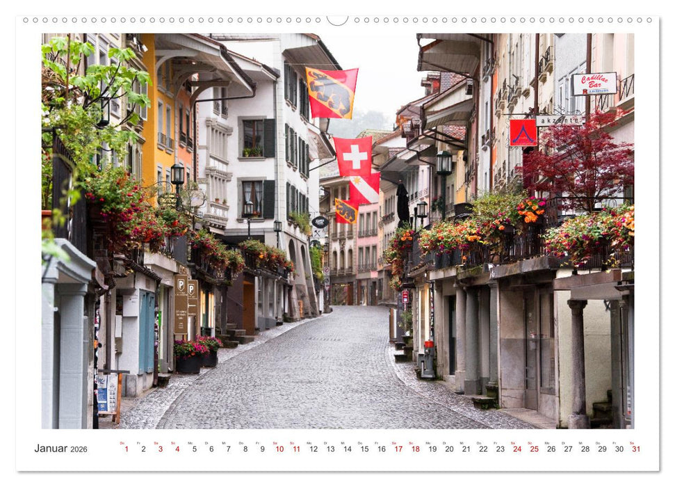 Malerisches Thun (CALVENDO Premium Wandkalender 2026)