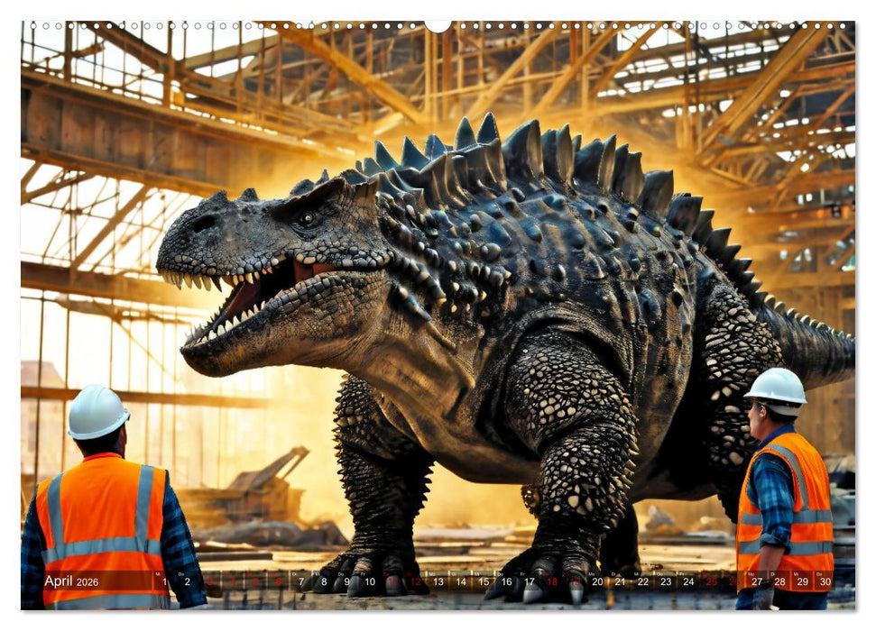 Ausgestorbene Tiere in der Moderne (CALVENDO Wandkalender 2026)
