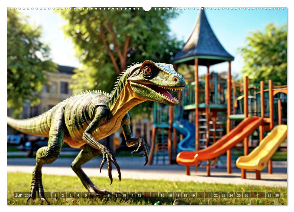 Ausgestorbene Tiere in der Moderne (CALVENDO Wandkalender 2026)