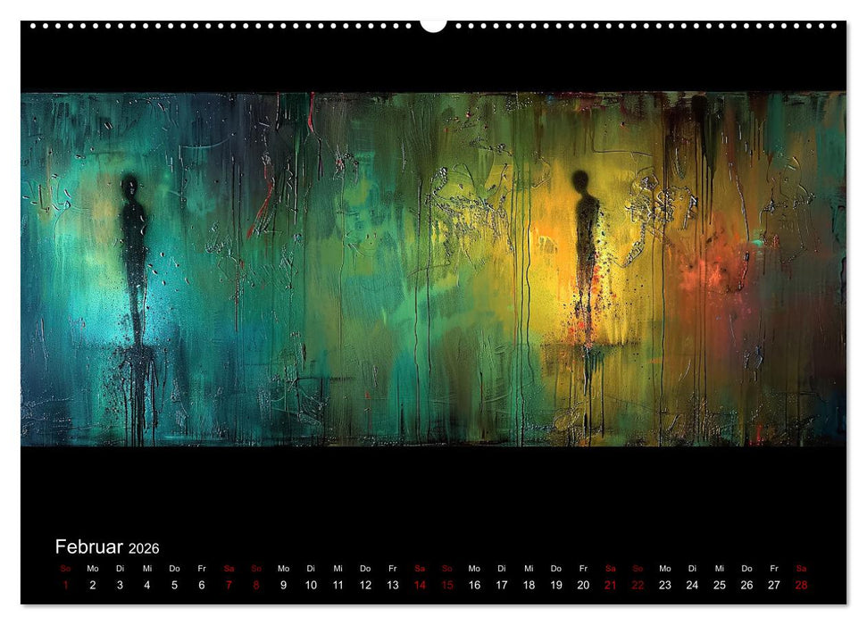 Abstrakte Augenblicke (CALVENDO Wandkalender 2026)