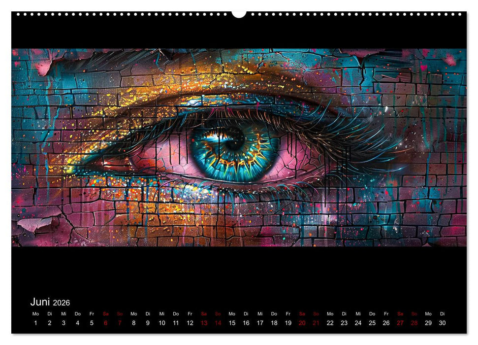 Abstrakte Augenblicke (CALVENDO Wandkalender 2026)