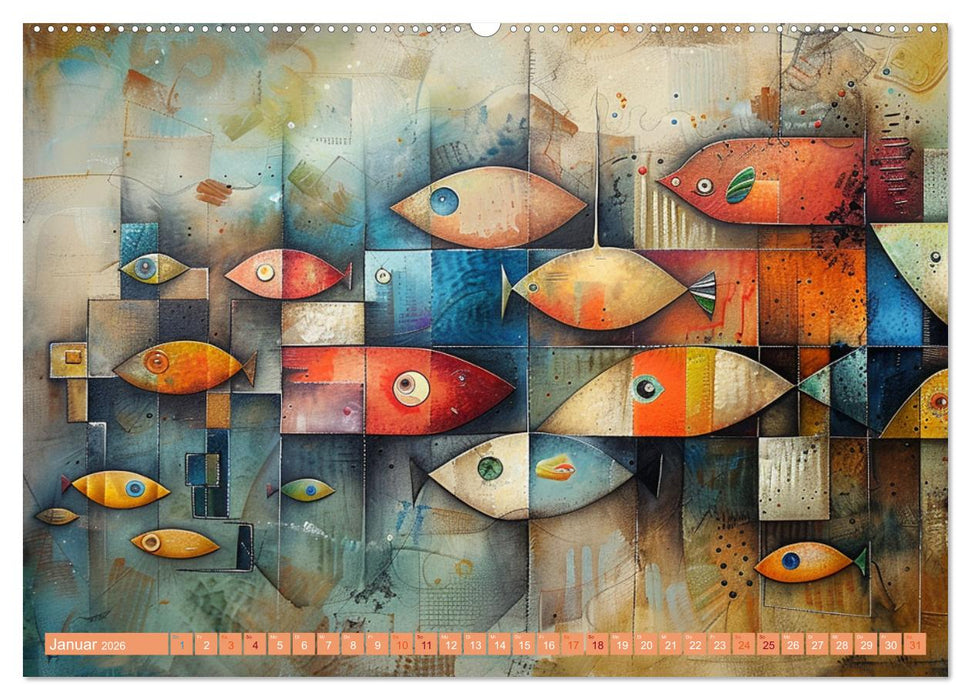 Nu abba Budder bei die Fische! (CALVENDO Wandkalender 2026)
