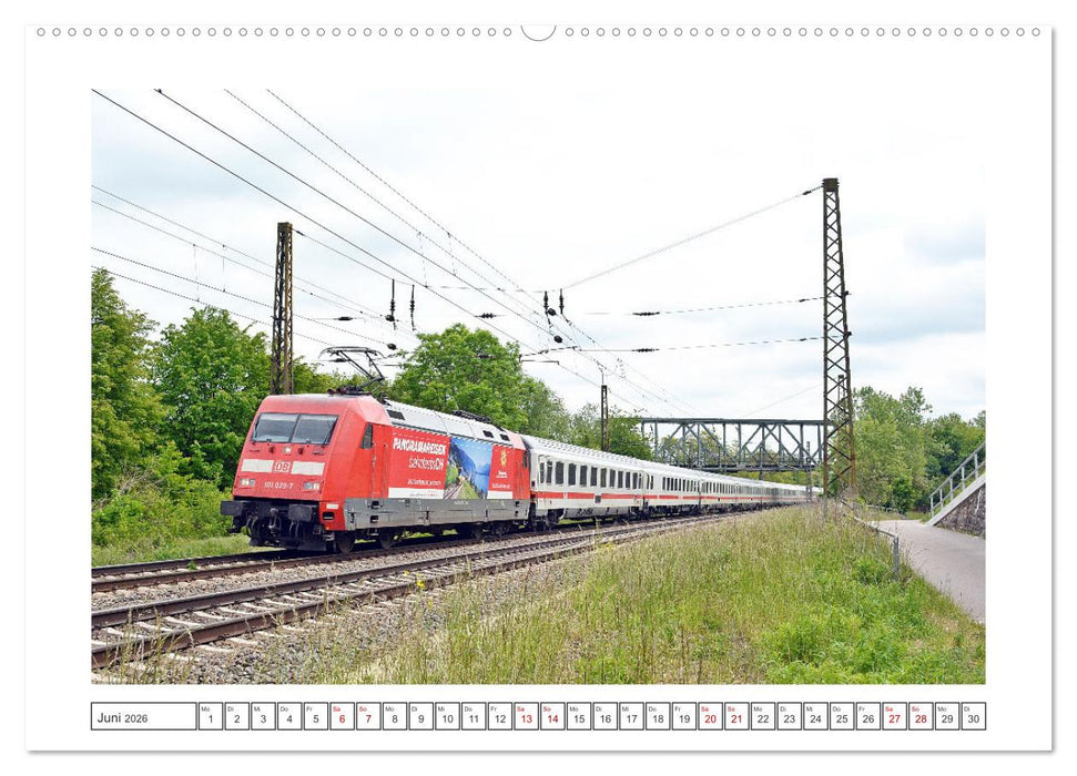 Die Baureihe 101 der Deutschen Bahn (CALVENDO Wandkalender 2026)