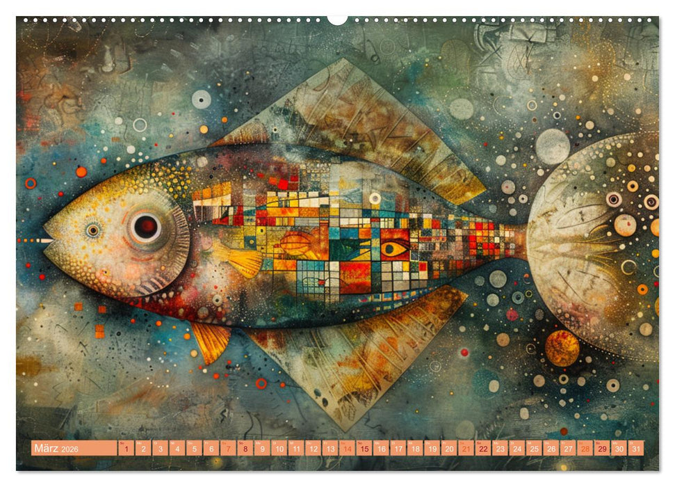 Nu abba Budder bei die Fische! (CALVENDO Premium Wandkalender 2026)