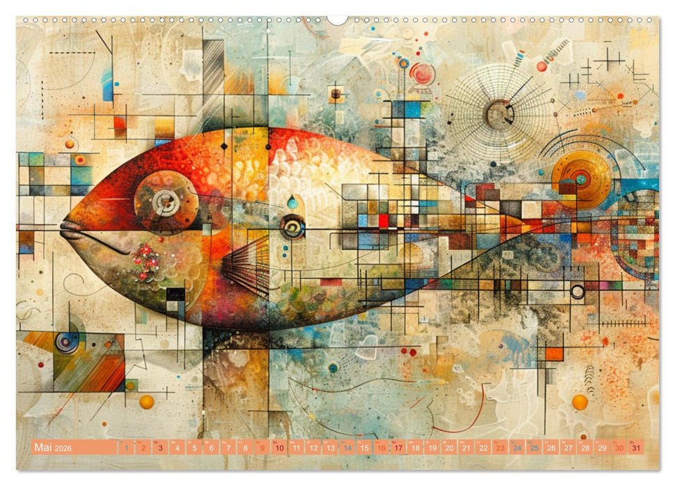 Nu abba Budder bei die Fische! (CALVENDO Premium Wandkalender 2026)