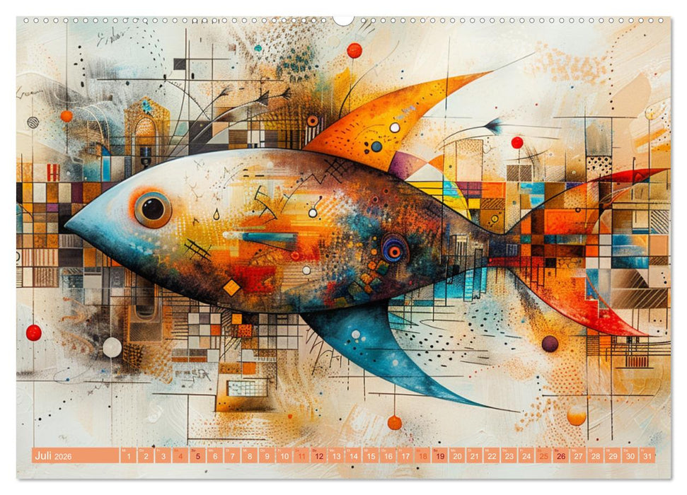 Nu abba Budder bei die Fische! (CALVENDO Premium Wandkalender 2026)