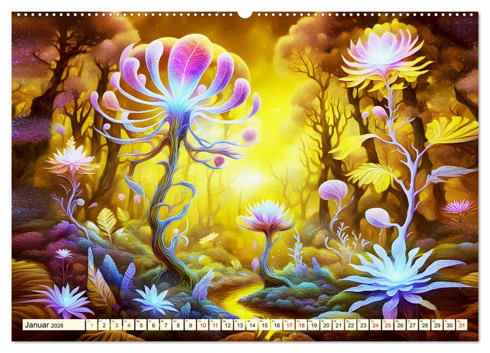 Pflanzenkosmos - Pflanzen wie aus einer anderen Welt (CALVENDO Wandkalender 2026)