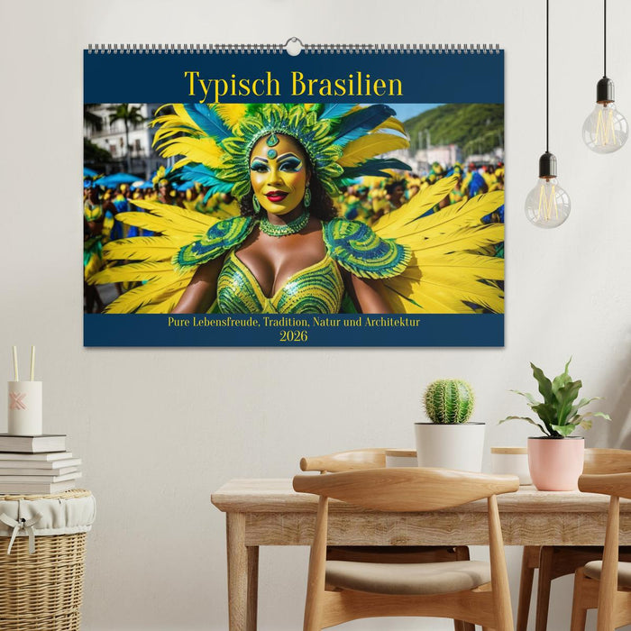 Typisch Brasilien (CALVENDO Wandkalender 2026)