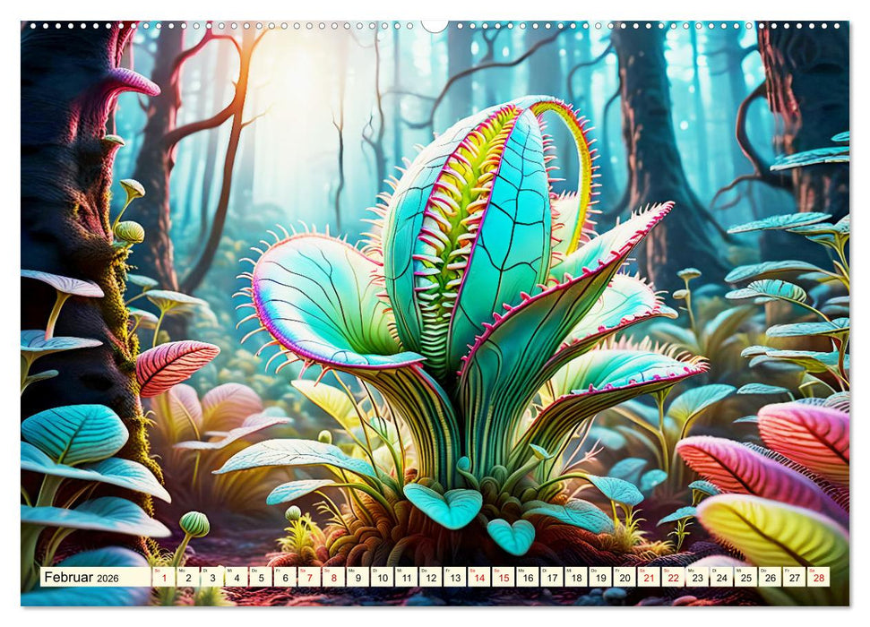 Pflanzenkosmos - Pflanzen wie aus einer anderen Welt (CALVENDO Premium Wandkalender 2026)