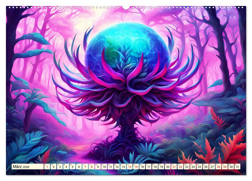 Pflanzenkosmos - Pflanzen wie aus einer anderen Welt (CALVENDO Premium Wandkalender 2026)