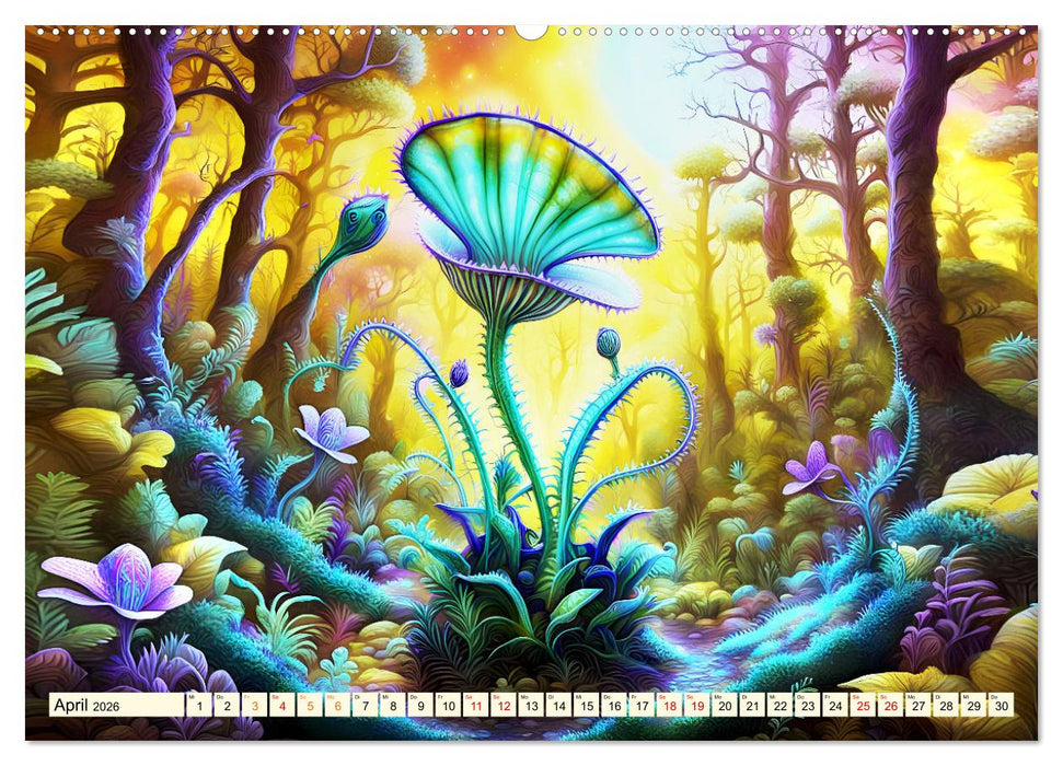 Pflanzenkosmos - Pflanzen wie aus einer anderen Welt (CALVENDO Premium Wandkalender 2026)