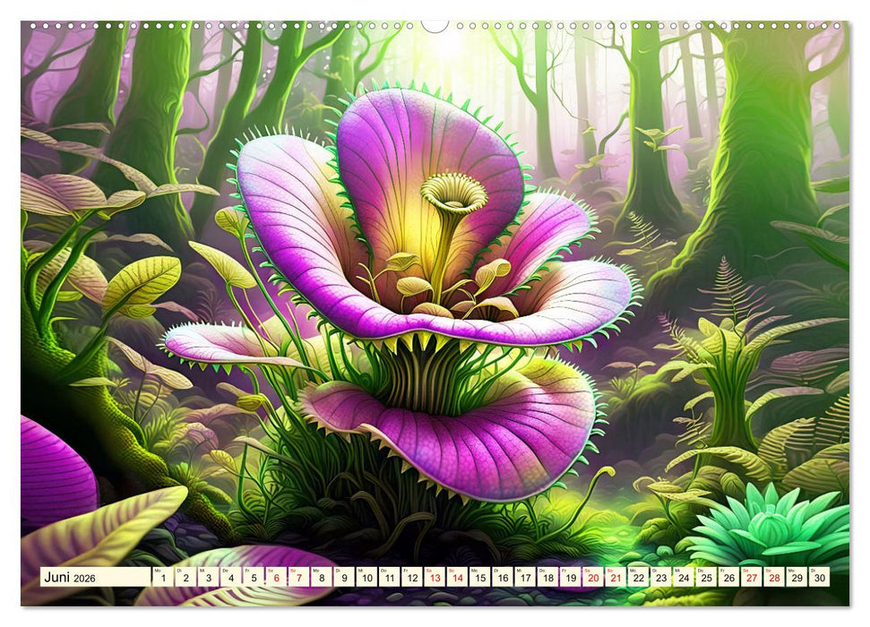 Pflanzenkosmos - Pflanzen wie aus einer anderen Welt (CALVENDO Premium Wandkalender 2026)