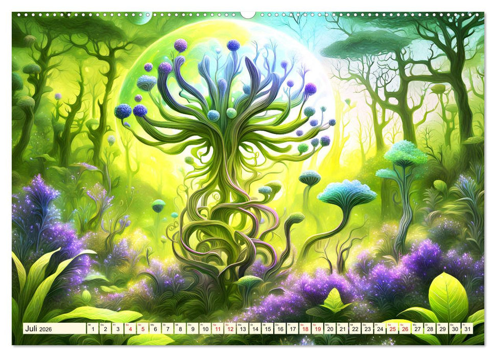 Pflanzenkosmos - Pflanzen wie aus einer anderen Welt (CALVENDO Premium Wandkalender 2026)