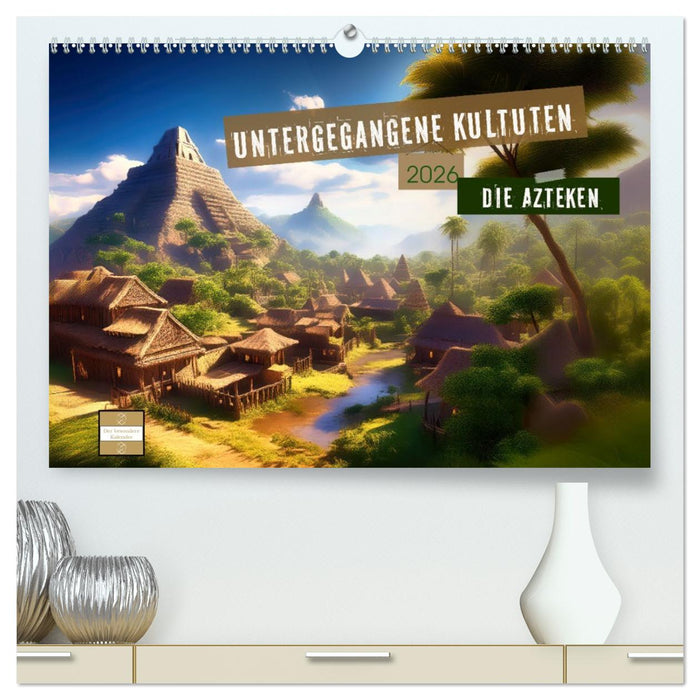 Untergegangene Kulturen - die Azteken (CALVENDO Premium Wandkalender 2026)