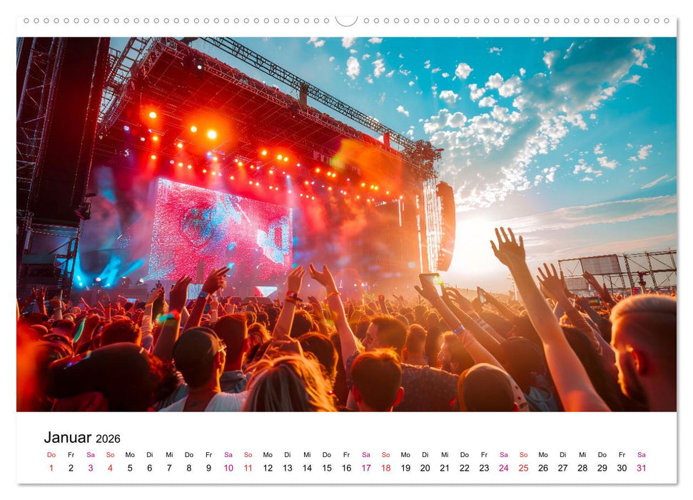 Festival Time (CALVENDO Premium Wandkalender 2026)