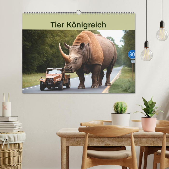 Tier Königreich (CALVENDO Wandkalender 2026)