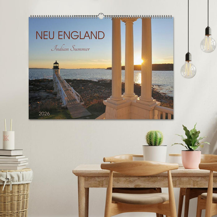 Neu England, Indian Summer (CALVENDO Wandkalender 2026)