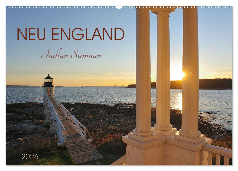 Neu England, Indian Summer (CALVENDO Wandkalender 2026)