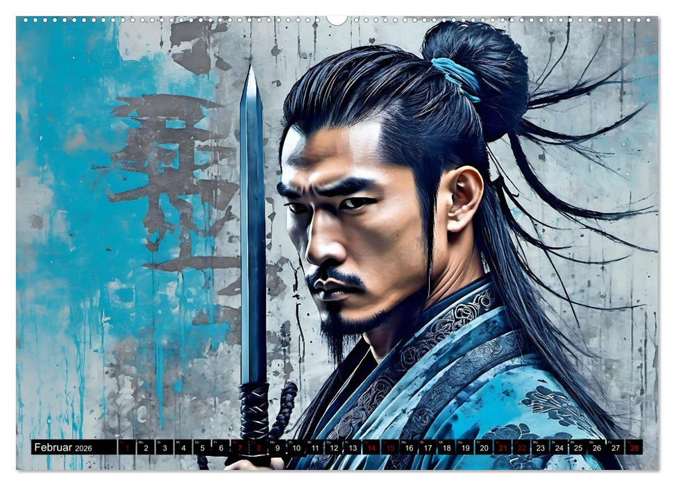 Samurai - Asian Spirit (CALVENDO Premium Wandkalender 2026)