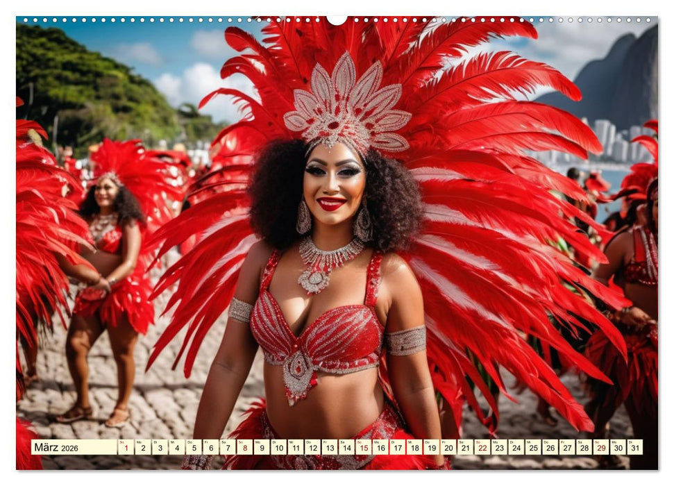 Typisch Brasilien (CALVENDO Premium Wandkalender 2026)