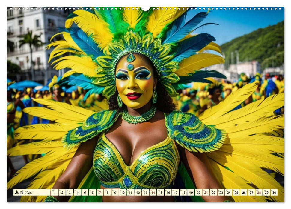 Typisch Brasilien (CALVENDO Premium Wandkalender 2026)