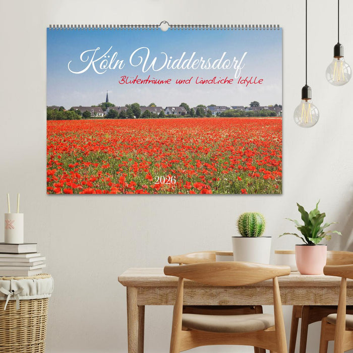 Köln Widdersdorf - Blütenträume und ländliche Idylle (CALVENDO Wandkalender 2026)