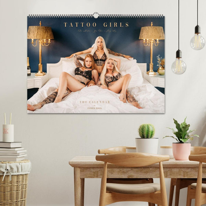Tattoo Girls - Jane Davi, Red.Natified, Shorty BIG (CALVENDO Wandkalender 2026)